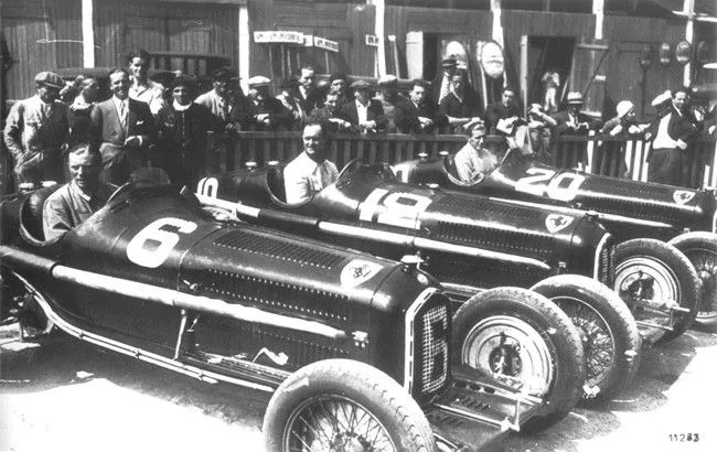 Гоночное подразделение Alfa Romeo, 1920-е годы.